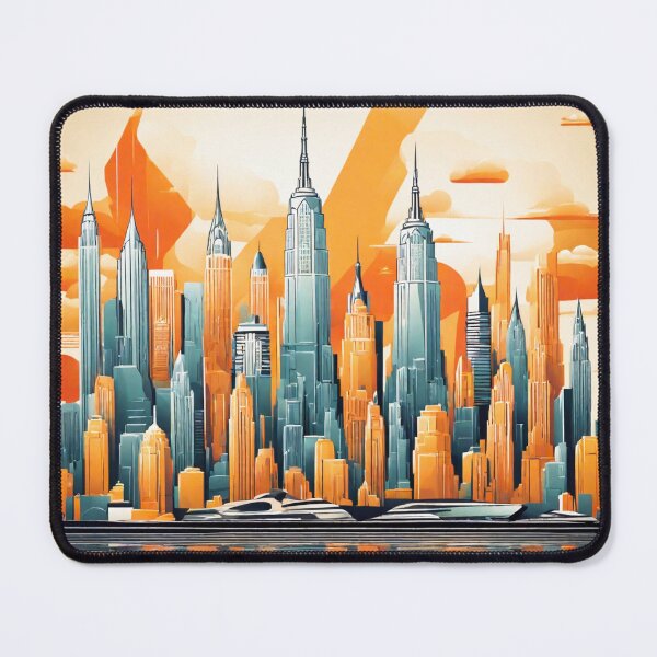 Item preview, Retro-Futuristic Skylines of Tomorrow designed and sold by drawbey.
