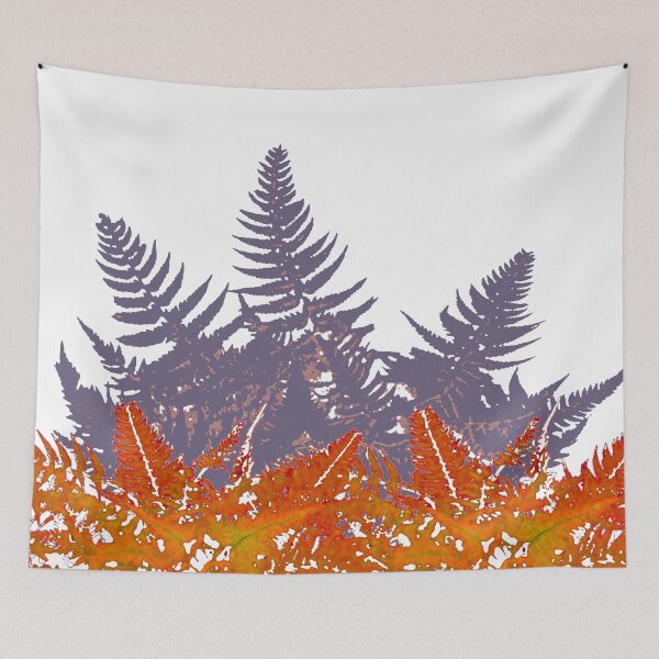 Item preview,  LILAC &  BROWN ABSTRACT WOODLAND FERNS  designed and sold by sharlesart.