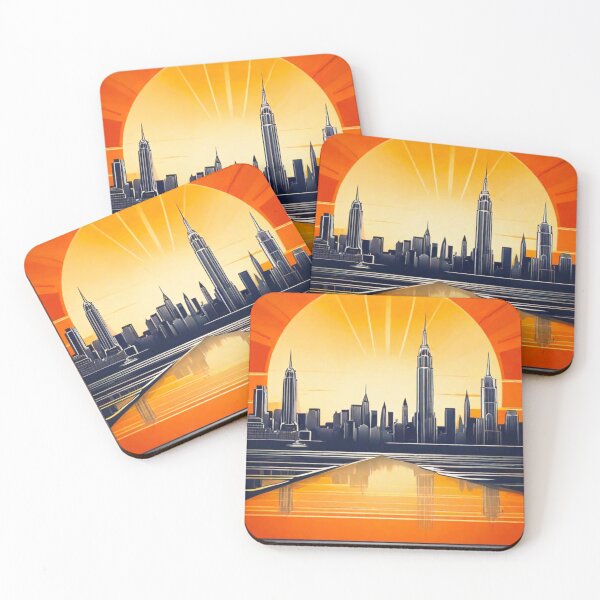 Item preview, Retro-Futuristic Skylines of Tomorrow designed and sold by drawbey.
