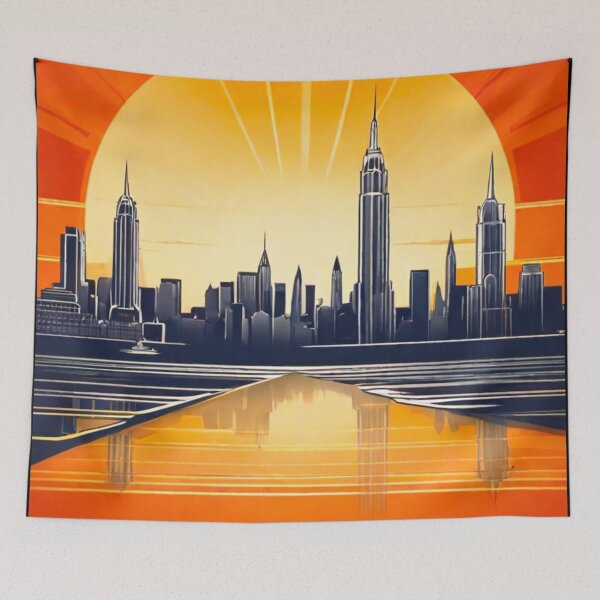 Item preview, Retro-Futuristic Skylines of Tomorrow designed and sold by drawbey.
