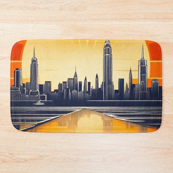 Item preview, Retro-Futuristic Skylines of Tomorrow designed and sold by drawbey.