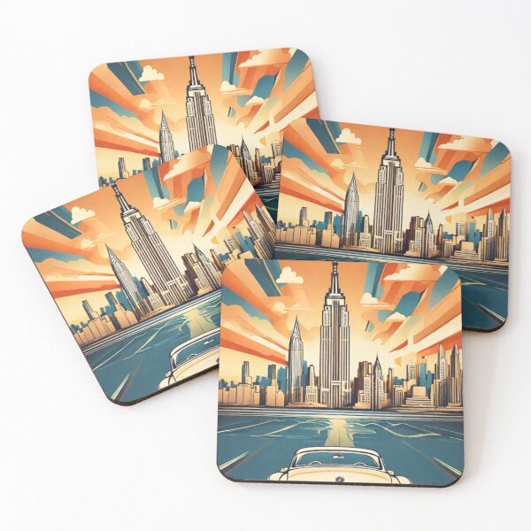 Item preview, Retro-Futuristic Skylines of Tomorrow designed and sold by drawbey.