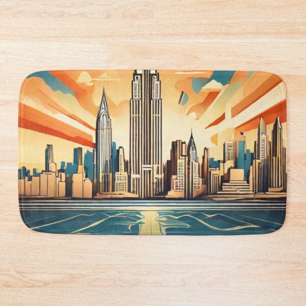 Item preview, Retro-Futuristic Skylines of Tomorrow designed and sold by drawbey.