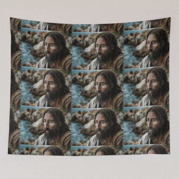 Item preview, Portrait of Faith: A Photorealistic Rendering designed and sold by ShroudFaceAI.