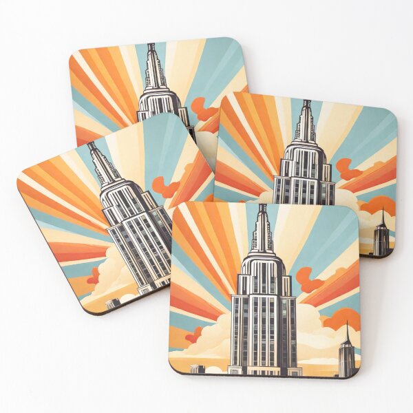 Item preview, Retro-Futuristic Skylines of Tomorrow designed and sold by drawbey.