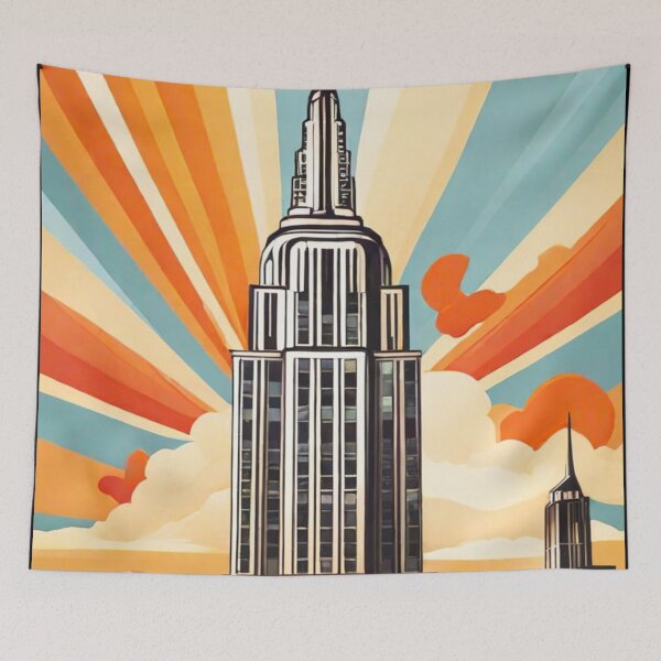 Item preview, Retro-Futuristic Skylines of Tomorrow designed and sold by drawbey.