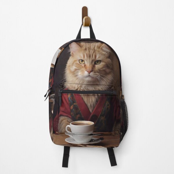 Item preview, Cat with coffee designed and sold by M-Y-A-R-T-.