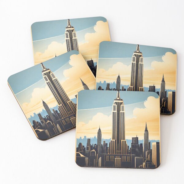 Item preview, Retro-Futuristic Skylines of Tomorrow designed and sold by drawbey.