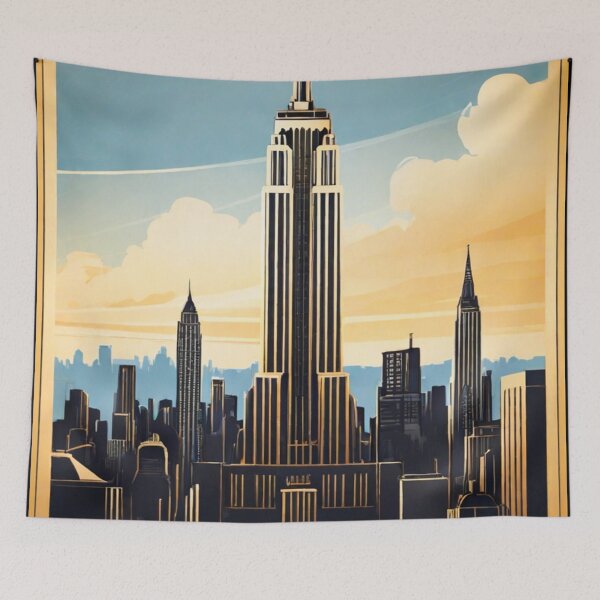 Item preview, Retro-Futuristic Skylines of Tomorrow designed and sold by drawbey.