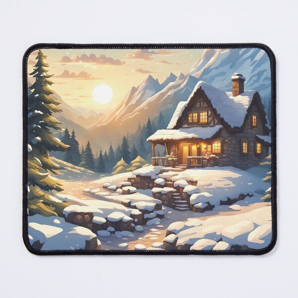 Item preview, Cozy Winter Cabin designed and sold by VeiledVision.