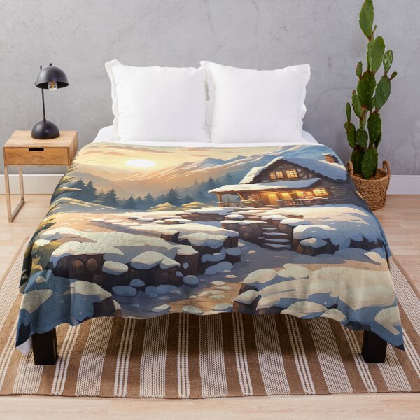 Item preview, Cozy Winter Cabin designed and sold by VeiledVision.