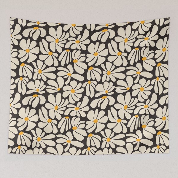 Item preview, Navy Daisies designed and sold by DelightfulDazy.