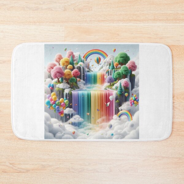 Item preview, Colorful waterfall with balloons designed and sold by Theudric.