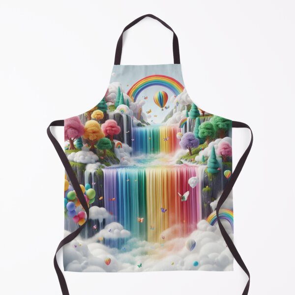 Item preview, Colorful waterfall with balloons designed and sold by Theudric.