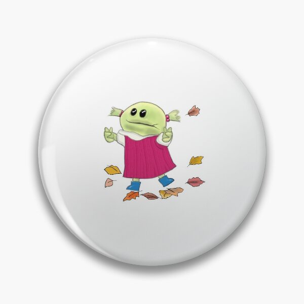 Item preview, Mona playing in leaves  designed and sold by pavipaints.