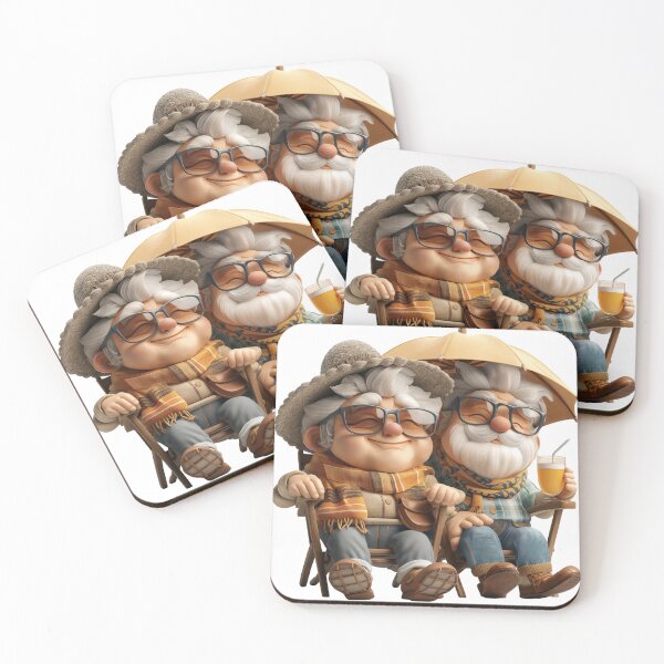 Item preview, Cozy Companions: Elderly Couple's Contentment designed and sold by palmyst.