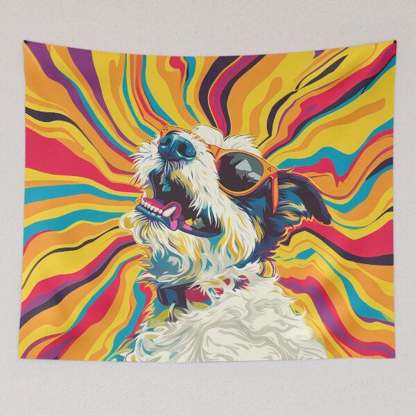 Item preview, Sunglass Pooch: A Dog’s Colorful Day Out designed and sold by Ipek Morel.