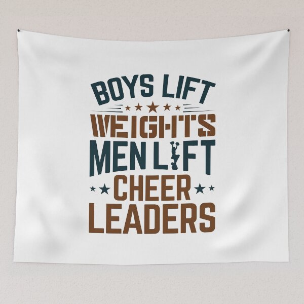 Item preview, Boys Lift Weights Men Lift Cheerleaders designed and sold by jaygo.