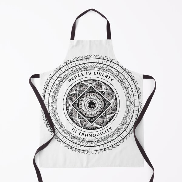 Item preview, Peace is liberty in tranquility mandala art designed and sold by lozsart.