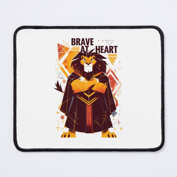 Item preview, Brave at Heart - Wizard Lion - Fantasy designed and sold by Fenay Designs.
