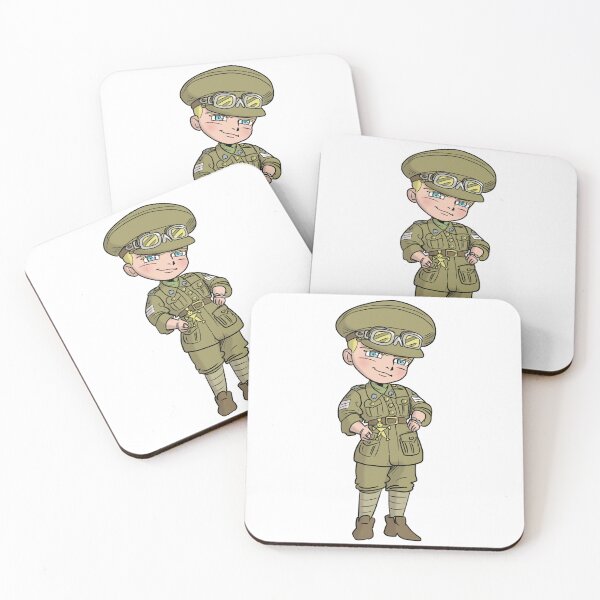 Item preview, Chibi Sergeant Edwin Vipond designed and sold by VikkiComics.