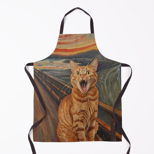 Item preview, The Scream Ginger Cat designed and sold by OccultDreams.