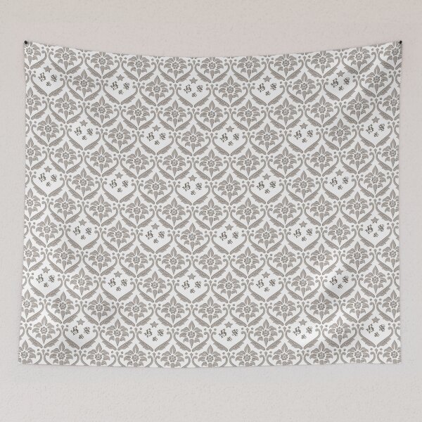 Item preview, Howard & Sons (H&S) Ticking – Grey 2 designed and sold by Maverick51.