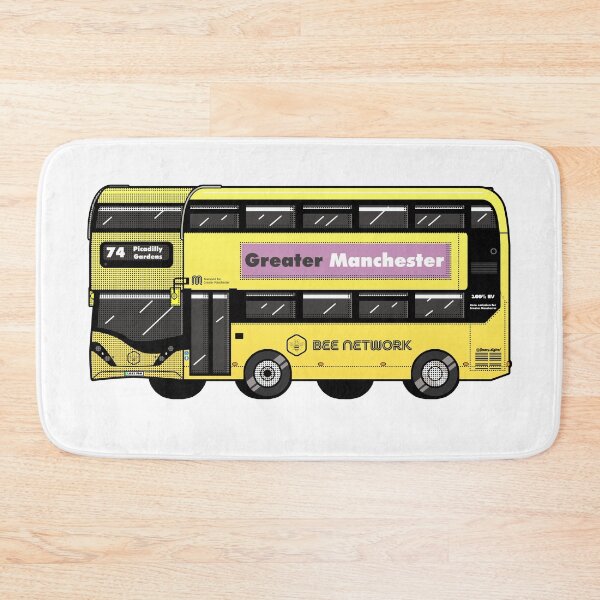 Item preview, Transport for Greater Manchester, Bee Network yellow bus designed and sold by jimmy-digital.