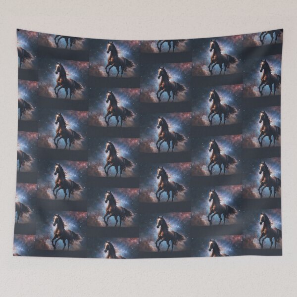 Item preview, Horse running in the galaxy designed and sold by kriskrispl.