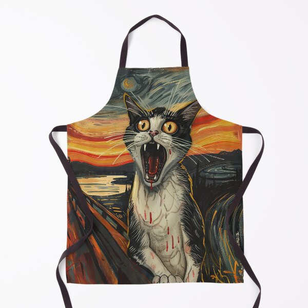 Item preview, Tuxedo Cat Scream designed and sold by OccultDreams.