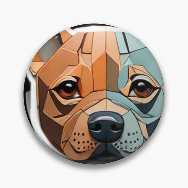 Item preview, Geometric Canine: Minimalist Paper-Cut Staffordshire designed and sold by products4urduke.