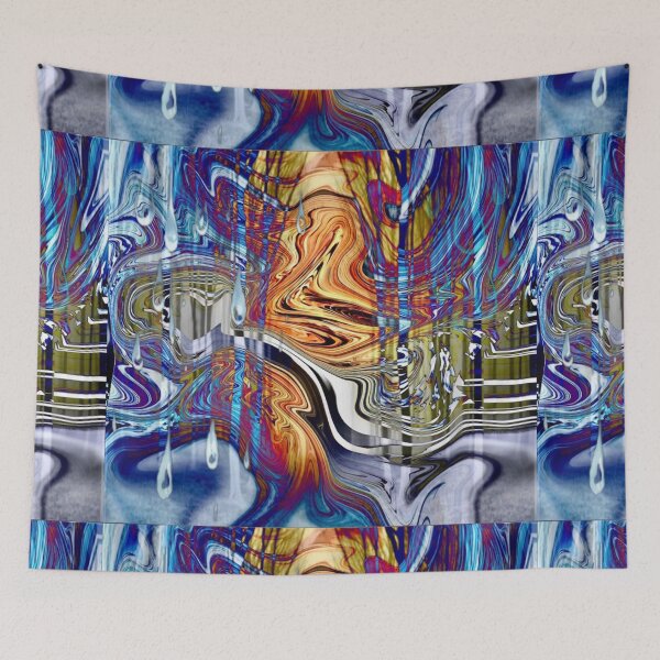 Item preview, The lava makes its way through the rain designed and sold by AnnabellaRh.