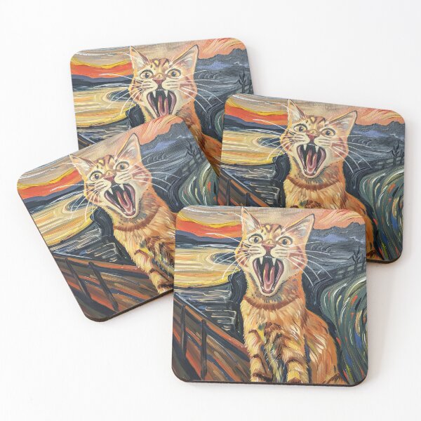 Item preview, Screaming Ginger Cat designed and sold by OccultDreams.