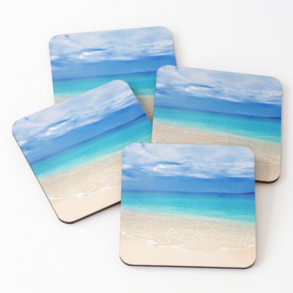 Item preview, Tropical Turquoise Blue Ocean, Maldives Island, Tropical Beach Waves designed and sold by newburyboutique.