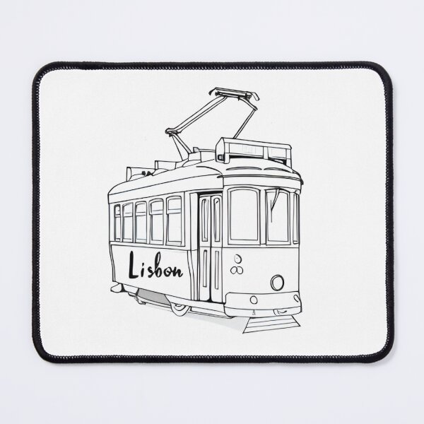 Item preview, Lisbon Vintage Tram Illustration designed and sold by YegMark.