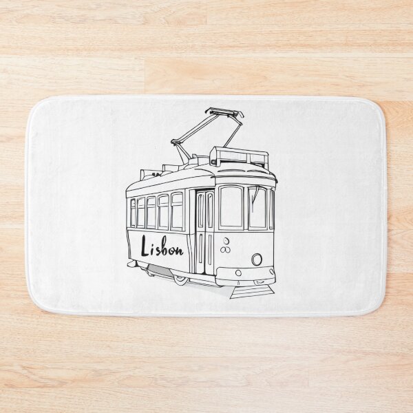 Item preview, Lisbon Vintage Tram Illustration designed and sold by YegMark.