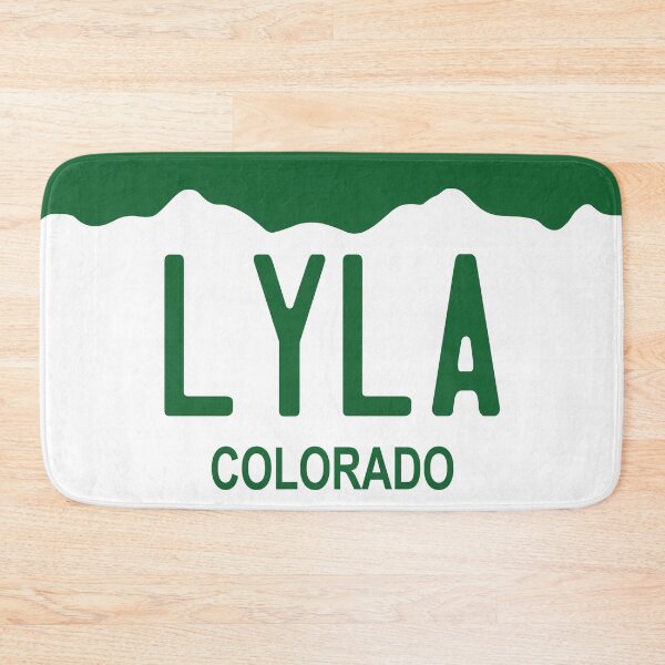 Item preview, Colorado License Plate - Lyla designed and sold by rracheell.