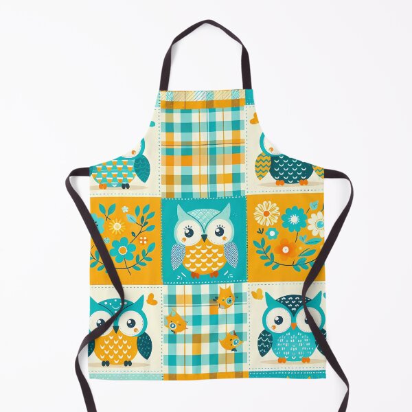 Item preview, Plaid owls pattern designed and sold by ShazellArt.