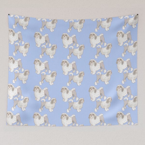 Item preview, White Löwchen dog art designed and sold by Yaragold.