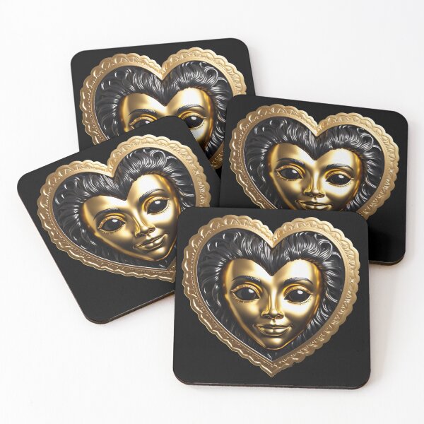 Item preview, Golden face designed and sold by MPDesign84.