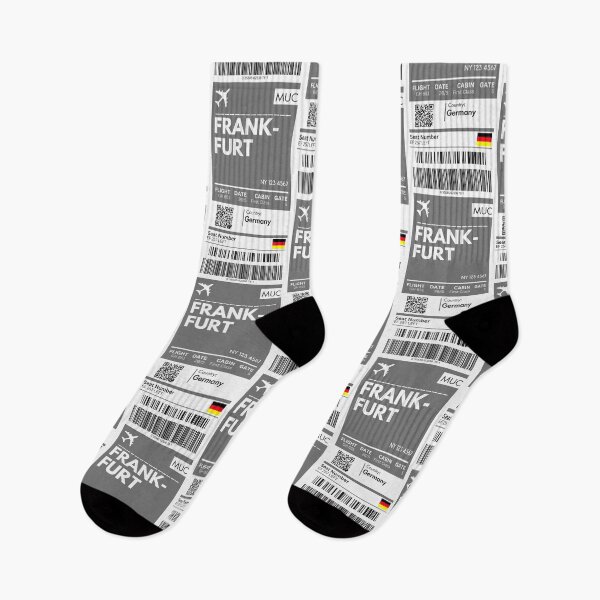 Item preview, Frankfurt Airplane Boarding pass designed and sold by RoamInk.