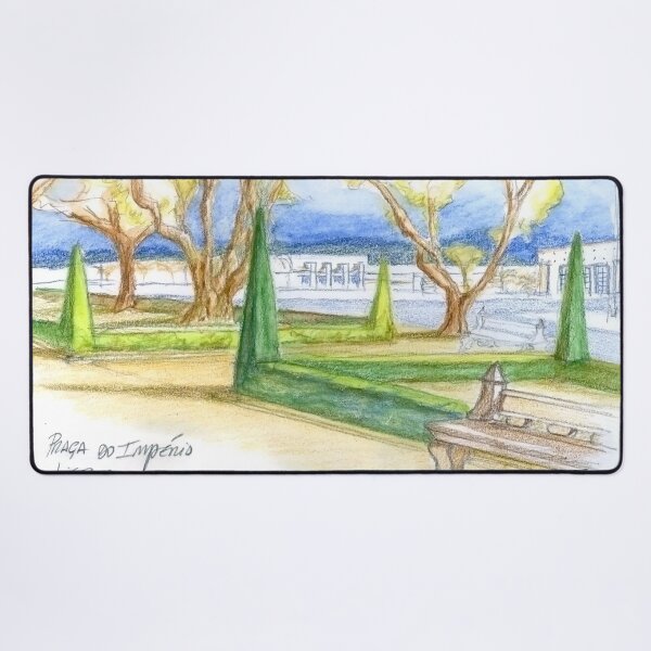 Vista previa del artículo con la obra «plaza del imperio. lisboa. bosquejo», diseñado y vendido por Tereza Pilar  Art.
