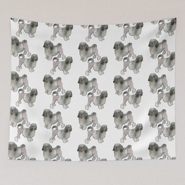 Item preview, Grey Löwchen dog art designed and sold by Yaragold.