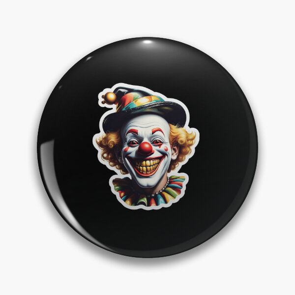 Item preview, Smiling clown sticker designed and sold by MPDesign84.