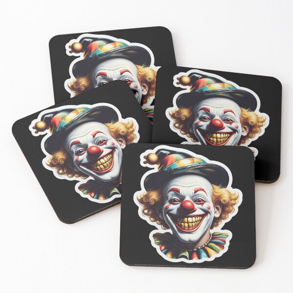 Item preview, Smiling clown sticker designed and sold by MPDesign84.