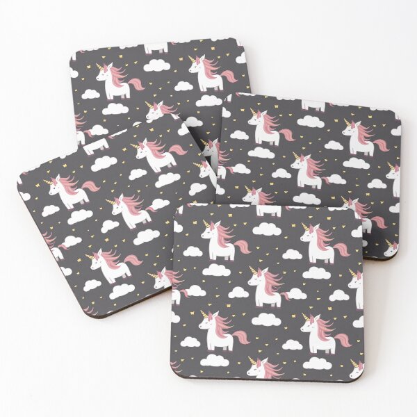 Item preview, Cute Unicorn and cloud pattern designed and sold by Bela Mehta.