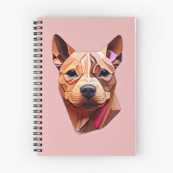 Item preview, Geometric Canine: Minimalist Paper-Cut Staffordshire designed and sold by products4urduke.