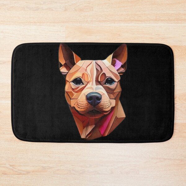 Item preview, Geometric Canine: Minimalist Paper-Cut Staffordshire designed and sold by products4urduke.