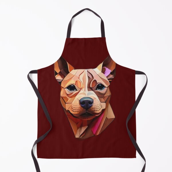 Item preview, Geometric Canine: Minimalist Paper-Cut Staffordshire designed and sold by products4urduke.