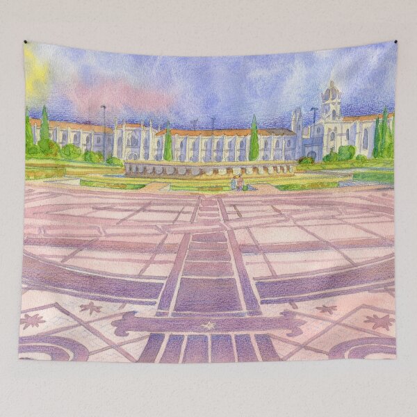 Item preview, praça do Império. Lisbon. mosteiro dos jerónimos. designed and sold by Tereza Pilar  Art.